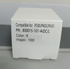 800015-101-AIDC/L Черная лента, 1000 отп. для Zebra P310i, P330i  Cimage К300-301, К400-401, К500-501